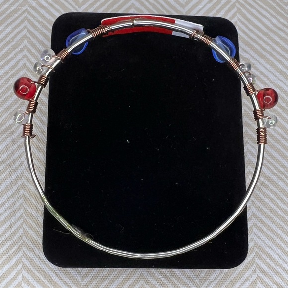 Ole Miss Hotty Toddy Bangle Bracelet - Picture 4 of 4